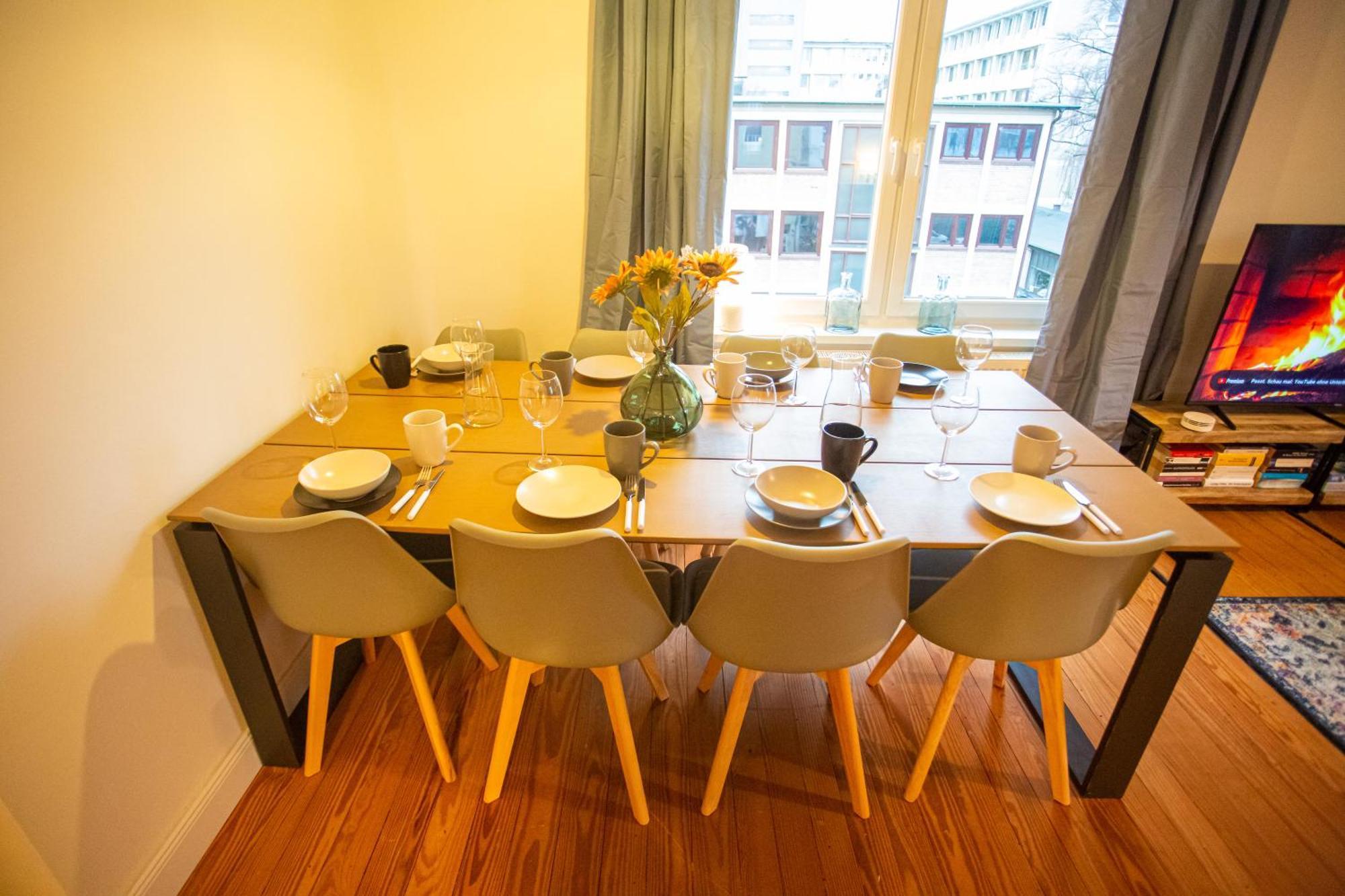 120qm/ Loft/ Tischkicker Апартаменты