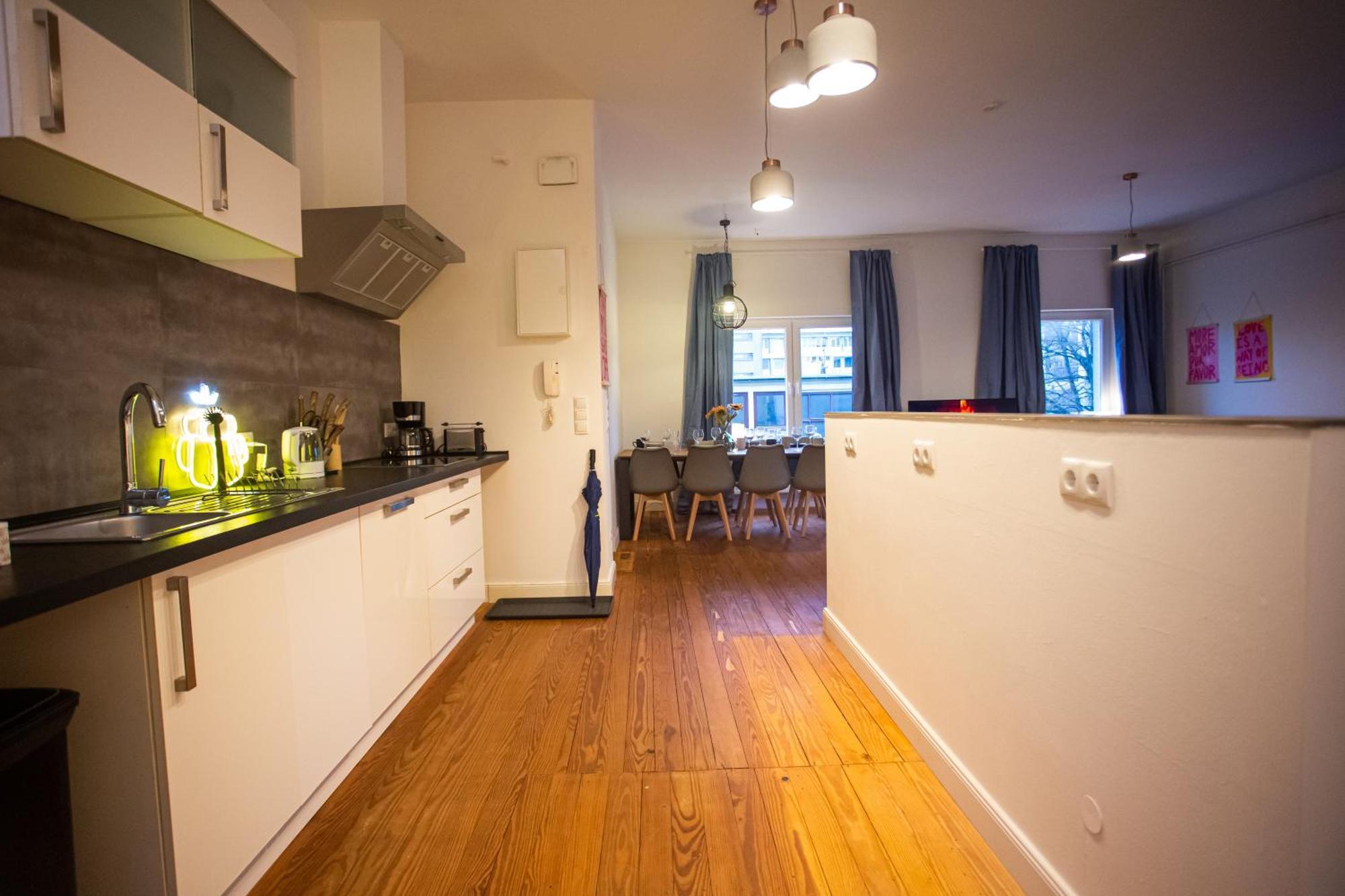120qm/ Loft/ Tischkicker Гамбург